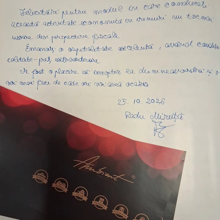 Recenziile se pot scrie si offline, si parca adaugă mai multa greutate cuvintelor... . .…